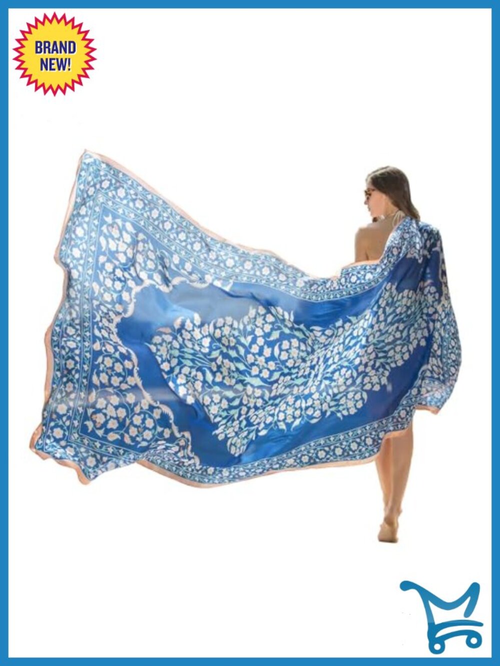100% Mulberry Silk Pashmina Shawl Extra Large Wrap